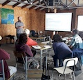 Los Lagos: Pescadores de caleta El Manzano conocen agendan de trabajo 2018 de Plan de Adaptación al cambio climático