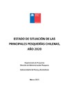 Estado de situación de las principales pesquerías chilenas, año 2020