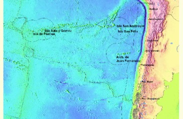 Configuración del relieve submarino de Chile continental e insular