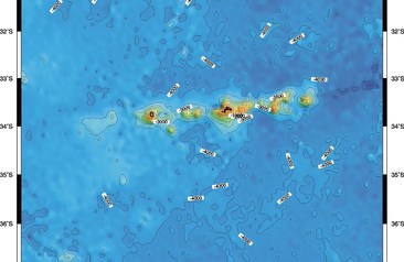 Fondo marino ady al Arch. Juan Fernández, entre paralelos 30ºS y 37ºS y los meridianos 75ºW y 84ºW