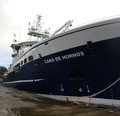 Buque científico "Cabo de Hornos" arriba a Talcahuano tras campaña de 11 días investigando la marea roja