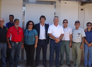 Con apoyo de la Subpesca y Gore pescadores artesanales de Arica adquieren cámara de frío para el manejo de productos del mar